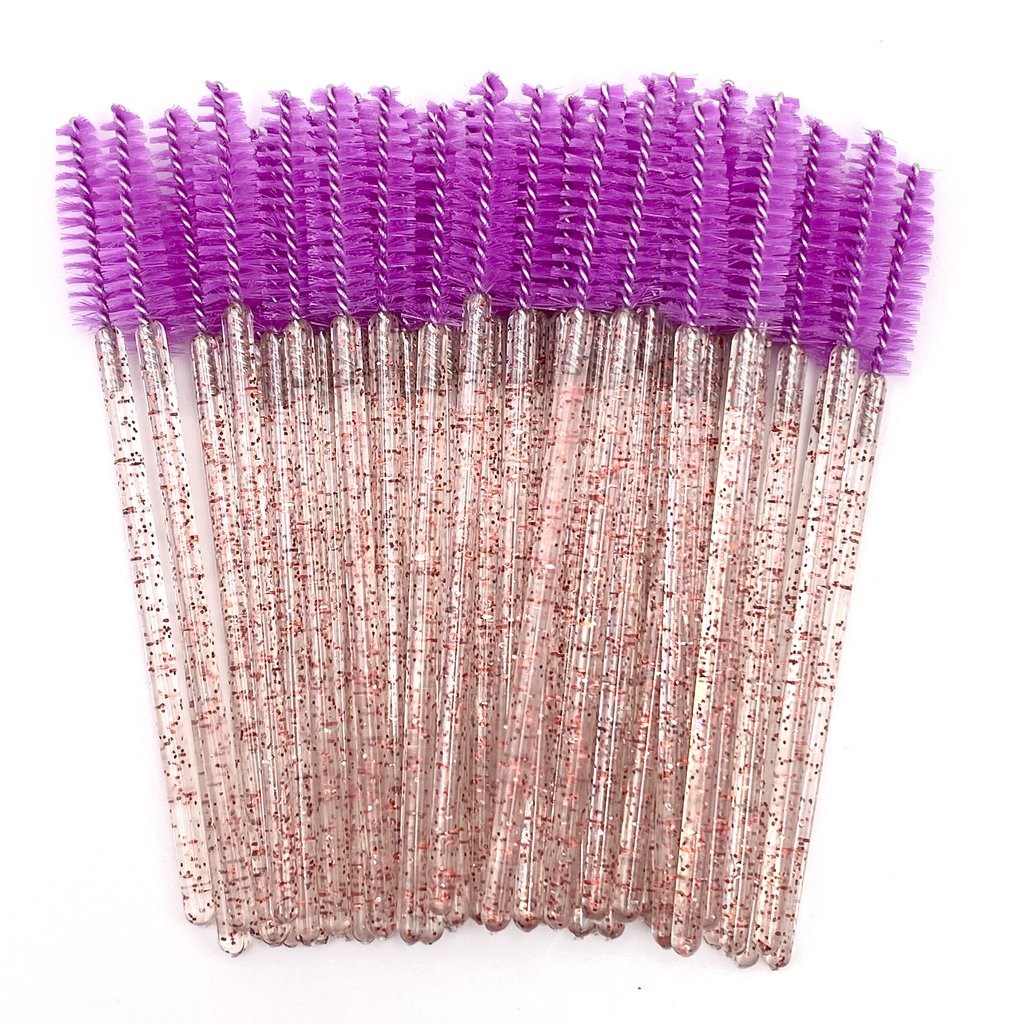 Glitter Mermaid Mascara Wands | Purple | 50 pcs